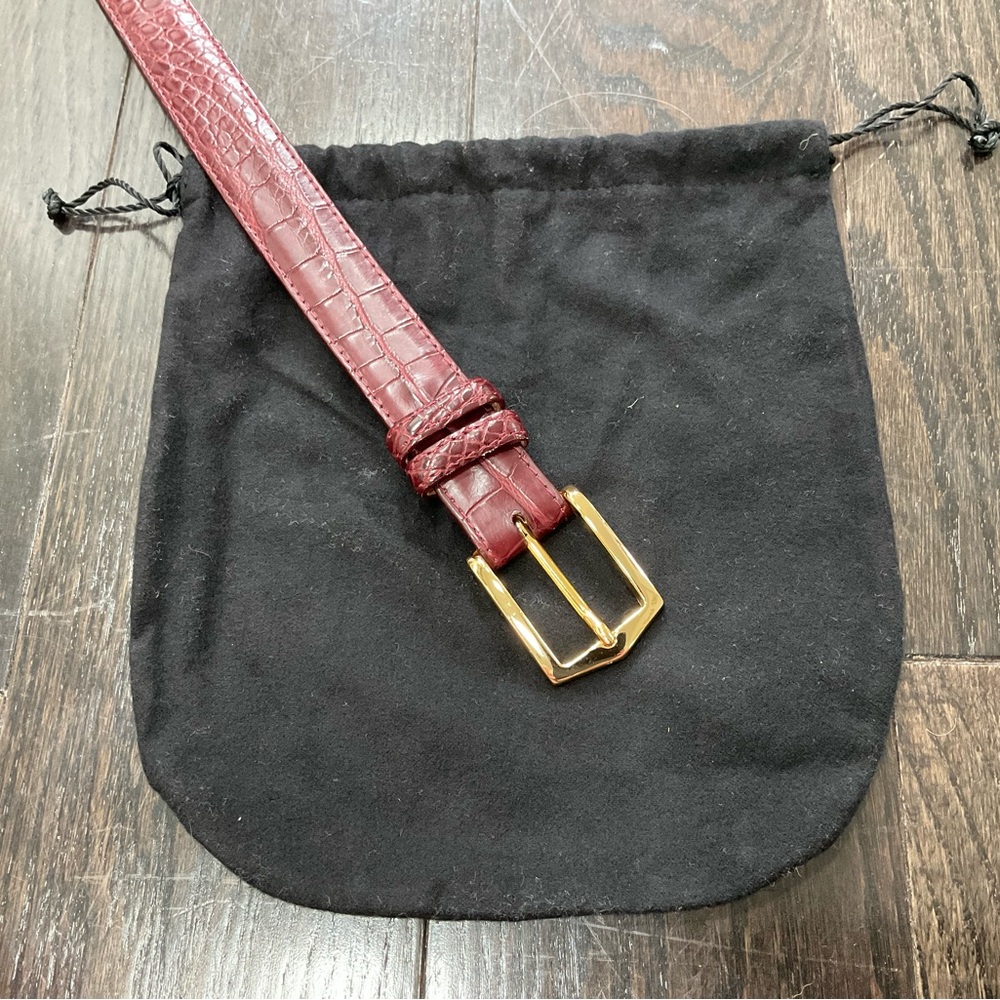 Paul Stuart Alligator Belt (36)